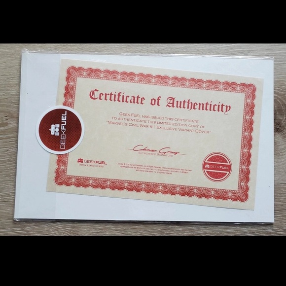 Marvel Civil War Comic Issue 001 - Picture 4 of 6